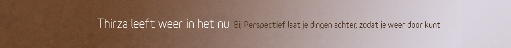 Trauma - Bij Perspectief laat je dingen achter, zodat je weer door kunt